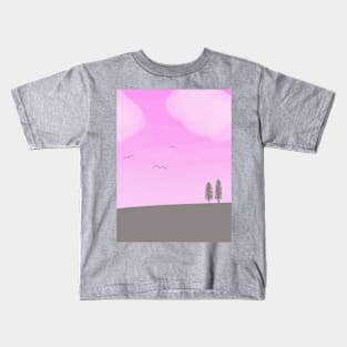 World Painted Pink Kids T-Shirt